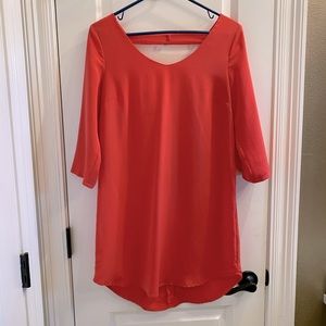 Sm orange/pink Gianni bini dress